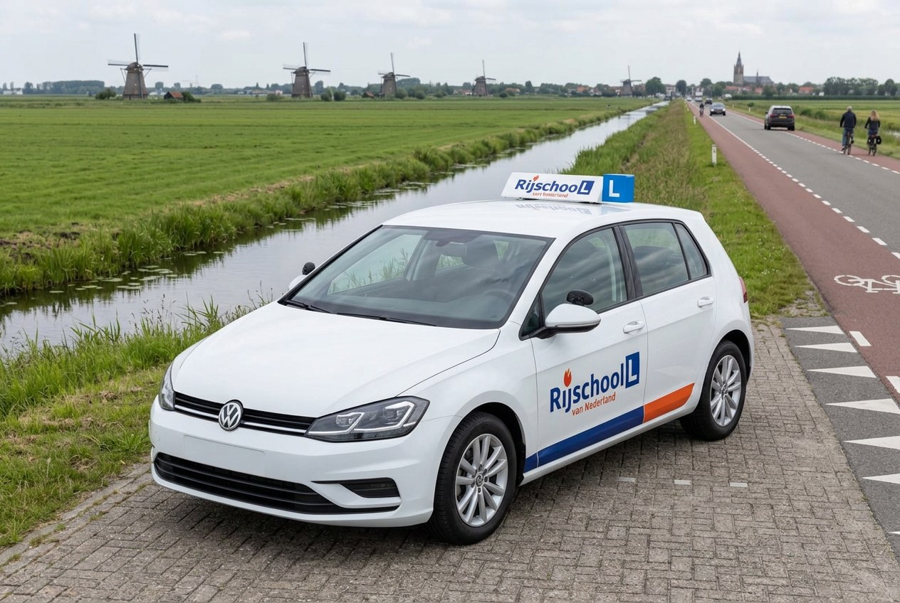 Lesgebied van Rijschool van Nederland